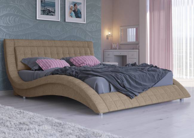 Кровать Атлантико, цвет: Глазко Коричневый Кровать Атлантико, цвет: Глазко Коричневый