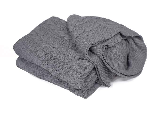 Плед Denver серый от Орматек Плед Denver серый от Орматек