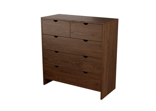 Комод Веста-R, цвет: Массив: Орех