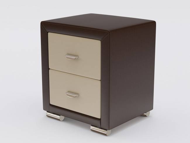 Тумба Orma Soft 2, цвет: Экокожа Коричневый/Бежевый Тумба Orma Soft 2, цвет: Экокожа Коричневый/Бежевый