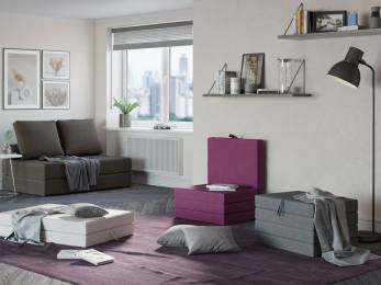 Бескаркасный пуф Pad Compact