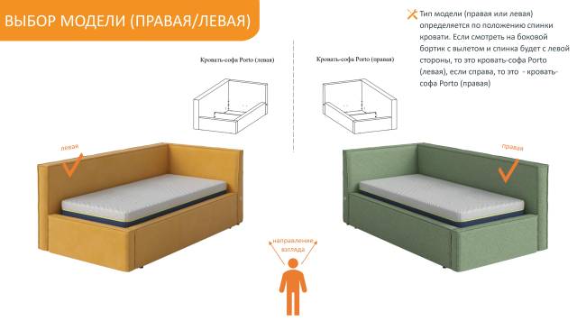 Кровать-софа Porto Lite
