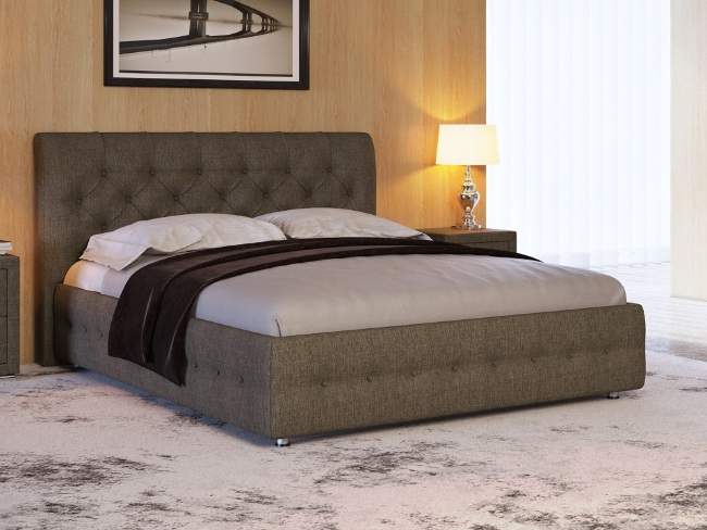 Кровать Life 4, цвет: Глазго Коричневый Кровать Life 4, цвет: Глазго Коричневый