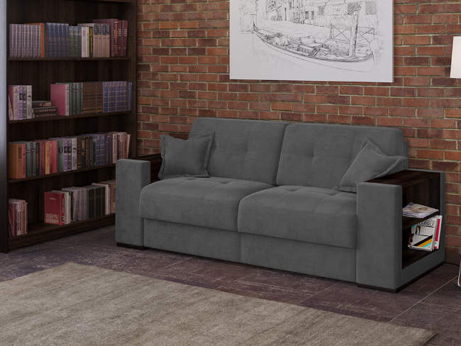 Диван Synergy Life, цвет: ткань-велюр Forest 17