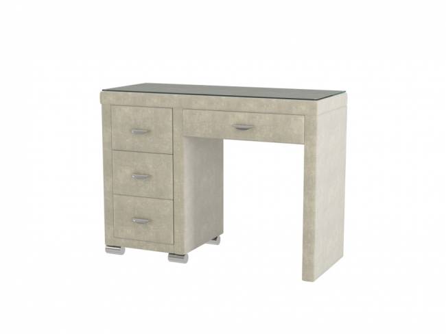 Туалетный стол OrmaSoft-2 (4 ящика) левый, цвет: Лофти Лен