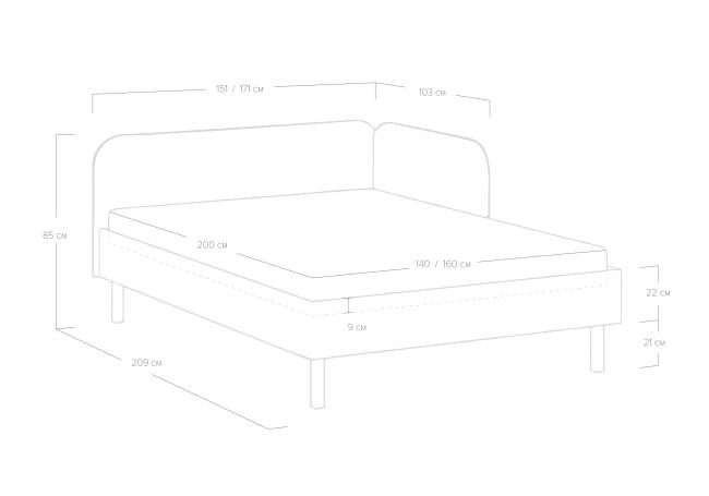 Кровать Julia