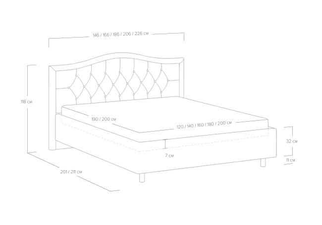 Кровать Ancona Кровать Ancona